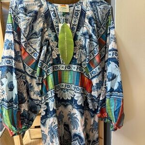 Farm Rio Multicolor Patterned Dress